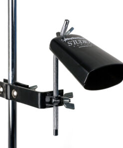Rhythm Tech 5 inch black studio cowbell with DSM2 percussion mount