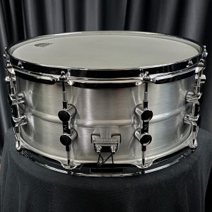 Sonor Kompressor Series six point five by fourteen aluminum shell snare snare butt