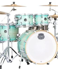 Mapex Armory Maple Birch six piece drum set in ultramarine finish
