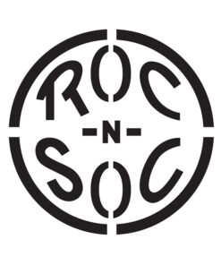 Roc N Soc Black And White Logo