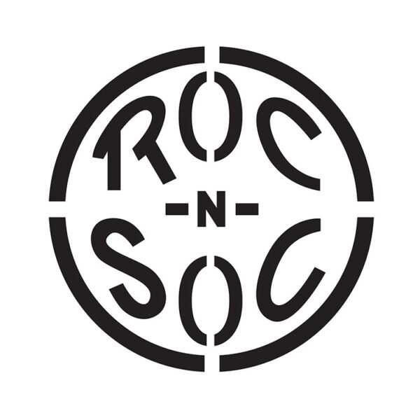 Roc N Soc Black And White Logo