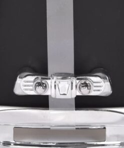 Ludwig USA Flat Black Beauty 8×14 Brass Snare Drum LB4291 6 Ludwig eight by fourteen black beauty snare drum in a flat black finish showing snare butt