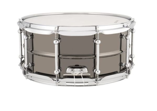 Ludwig Universal Brass five point five by fourteen inch brass shell snare drum snare butt