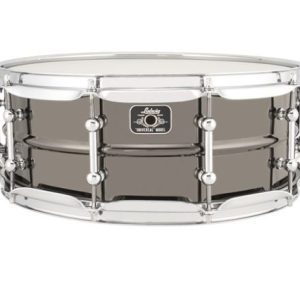 Ludwig Universal Brass five point five by fourteen inch brass shell snare drum