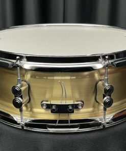 PDP Dual-beaded 1mm Natural Satin Brushed Brass five by fourteen Snare Drum snare butt