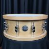 Pacific drum company PDP six point five by fourteen inch concept maple snare drum with maple counterhoops in a natural maple finish
