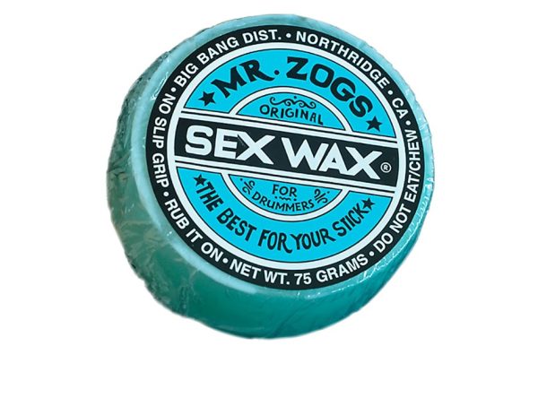 Mister zogs sex wax drumstick grip enhancer seventy five gram disc aqua colored