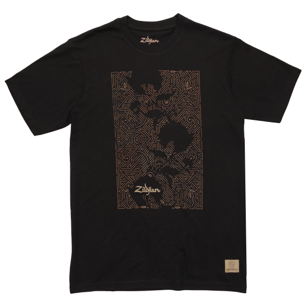 Zildjian black Tee shirt with Armenian design