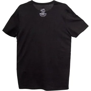 Zildjian Tee Shirt Black with classic white zildjian logo back