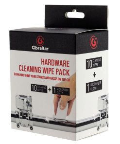 Gibraltar SC-HCW10 cleaning wipes and microfiber cloth in box