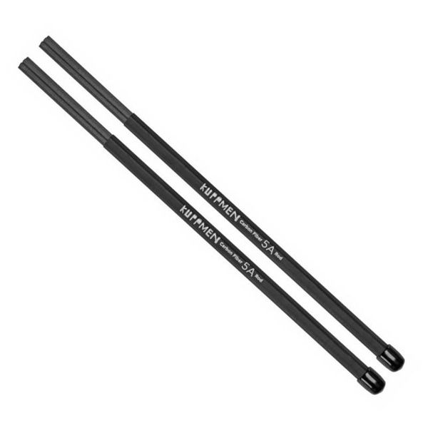 Kuppmen Carbon Fiber rods are black with a seven dowel bundle at one end