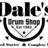 dale's logo for used drum set. logo is black and white with a graphic of a bass drum. This is to let people know we sell used complete sets in our drum shop but they are not available on our website. we only sell them in our shop in harrisburg pennsylvania