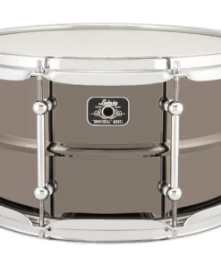 ludwig seven by thirteen universal brass snare drum with chrome hardware