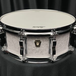Ludwig USA Classic Maple White Marine Pearl five by fourteen snare drum
