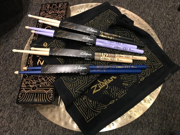 Zildjian 400th Anniversary drumstick and towel bundle
