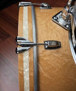 Ludwig USA Classic Maple Birdseye Inside and Out Downbeat Set Hoop Detail