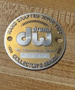 DW Drum Badge Gold And Silver