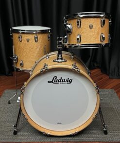 Ludwig USA Classic Maple Birdseye Inside and Out Downbeat Set Audience View Elevated
