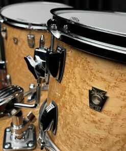 Ludwig USA Classic Maple Birdseye Inside and Out Downbeat Set Tom Close Up