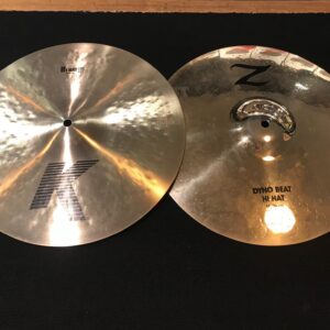Zildjian used fourteen inch kay zee hi hat cymbal pair