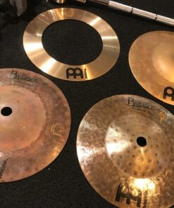 Used meinl ac-6crasher benny greb six inch crasher hats close up