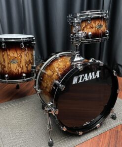 Used tama walnut birch three piece set in molten brown burst twelve, fourteen, and twenty