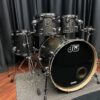 Used dw performance series four piece maple set in pewter sparkle wrapped finish