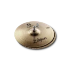 Zildjian 14 inch S Mastersound hi hat cymbal pair from angle view