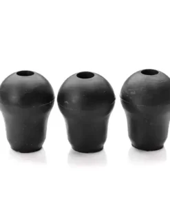 Gibraltar Floating floor tom feet black rubber pack of three