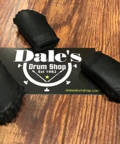 Gibraltar pack of three black rubber stand leg tips