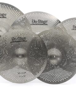 )n-Stage low volume quiet cymbals set sixteen inch and eighteen inch crash fourteen inch hi hats and twenty inch ride cymbal