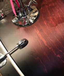 Gretsch Drums Used Catalina Maple 4pc Kit 10, 12, 14, 20 Satin Deep Cherry Burst 6 Gretsch Catalina Maple Used 4 Piece Set Satin Deep Cherry Burst Close Up of Ding on Bass