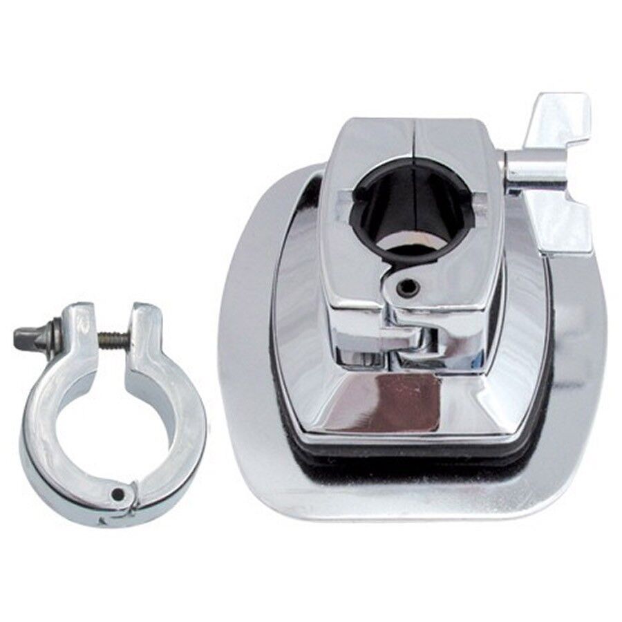 Gibraltar Parts SC-1BDB Bass Drum Bracket Accepts 1in. Tubes 1 Gibraltar Chrome Bass Drum Bracket SC-1BDB top view