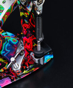 TAMA 50th Limited Iron Cobra Marble Psychedelic Rainbow Power Glide Double Pedal spring tight