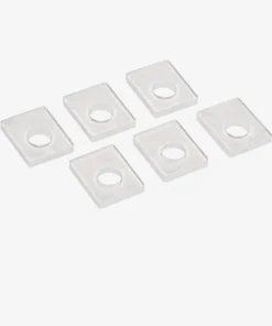 Gibraltar Translucent White Lug Locks Six Pack