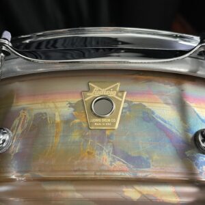 Ludwig Raw Bronze 6.5x14 Snare with Tube Lugs Badge