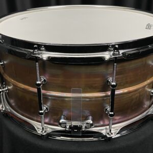 Snare Butt on Ludwig Raw Bronze 6.5x14 Snare with Tube Lugs