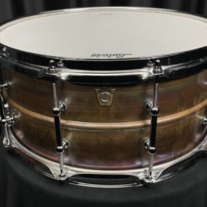 Ludwig Raw Bronze 6.5x14 Snare with Tube Lugs