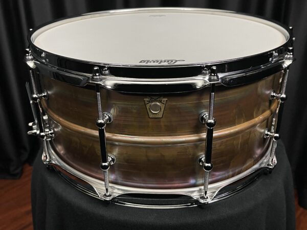 Ludwig Raw Bronze 6.5x14 Snare with Tube Lugs