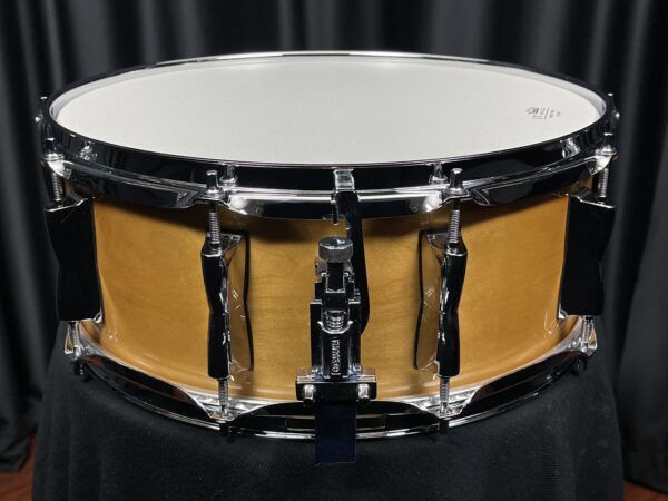 Yamaha Stage Custom Birch Snare Drum Natural Wood Throw Off