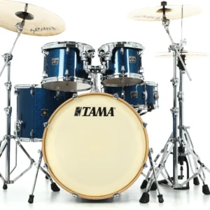 Tama Superstar Classic Maple Indigo Sparkle 5 Piece Drum Set