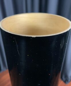 DW Used Collector's Black Mirra Rata Tom Bottom Other side