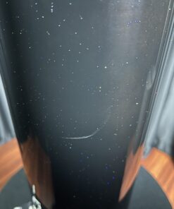 Light Abrasion on DW Used Collector's Black Mirra Rata Tom Different Lighting