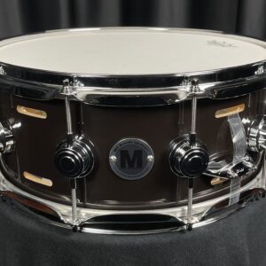 Randall May Badge on DW EQ Snare Drum Solid Black