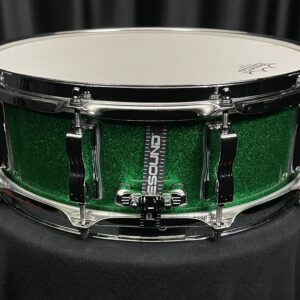 Used Ludwig Classic Maple Green Sparkle Snare Drum Butt