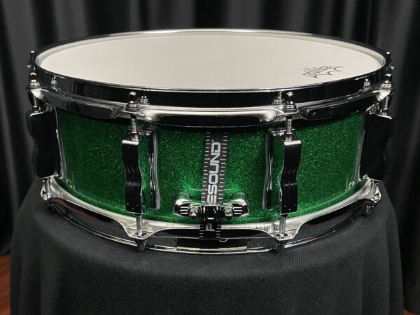 Used Ludwig Classic Maple Green Sparkle Snare Drum Butt
