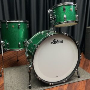 Ludwig Used Classic Maple Pro Beat Set in Green Sparkle