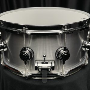 DW Collector's Series 1mm Aluminum Snare Drum six and one half by fourteen five position snare butt