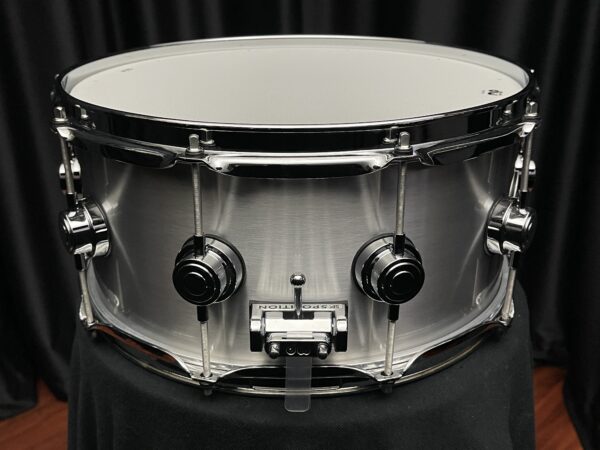 DW Collector's Series 1mm Aluminum Snare Drum six and one half by fourteen five position snare butt