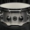 DW Collector's Series 1mm Aluminum Snare Drum six and one half by fourteen front